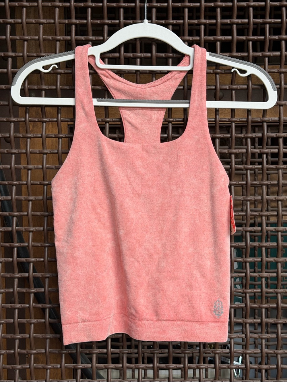 Free People Movement Washed Peach Racerback Tank Top XS/S NWT